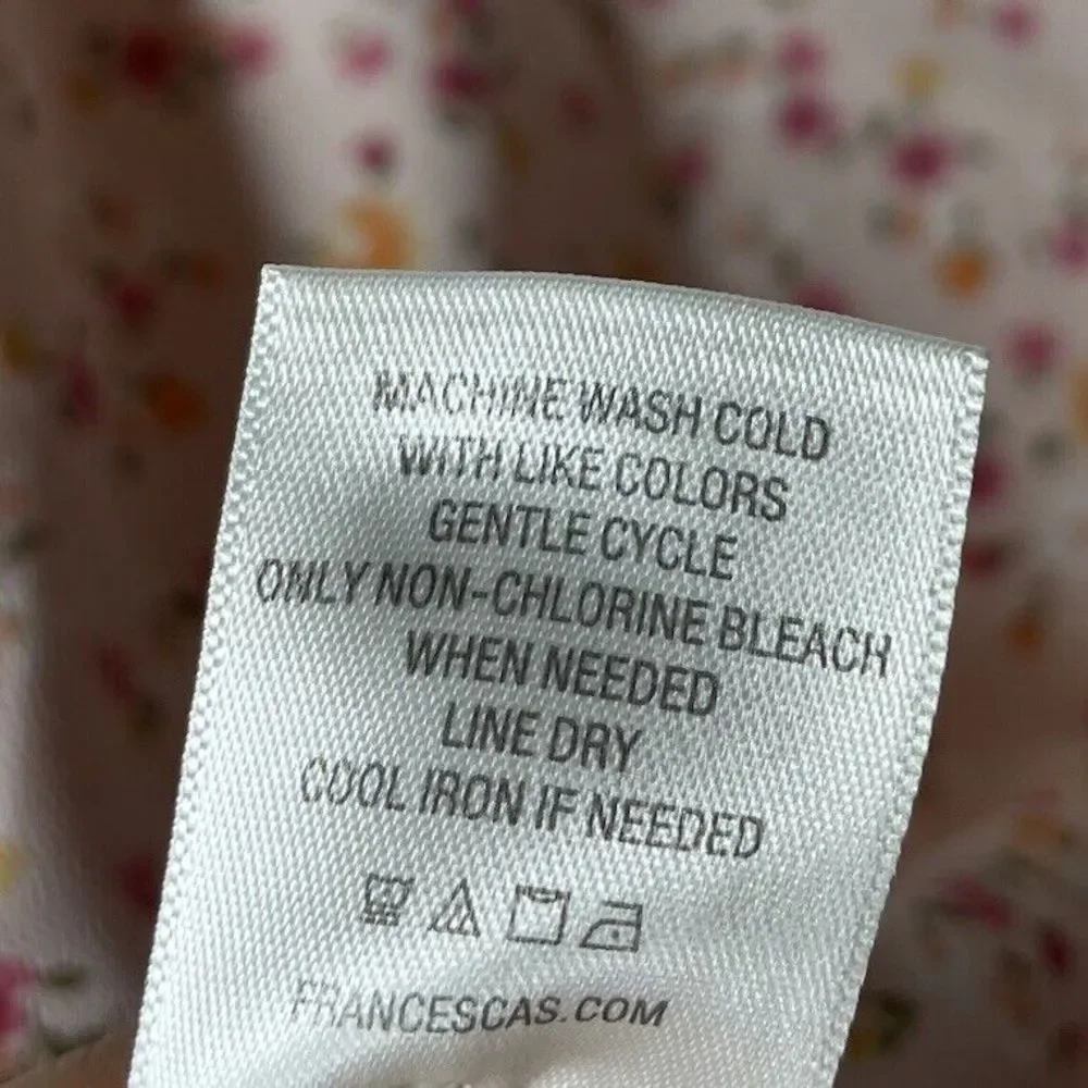 FRANCESCAS Skirt Womens Small S Mi Ami Pink Floral A-Line Mini - Picture 7 of 7